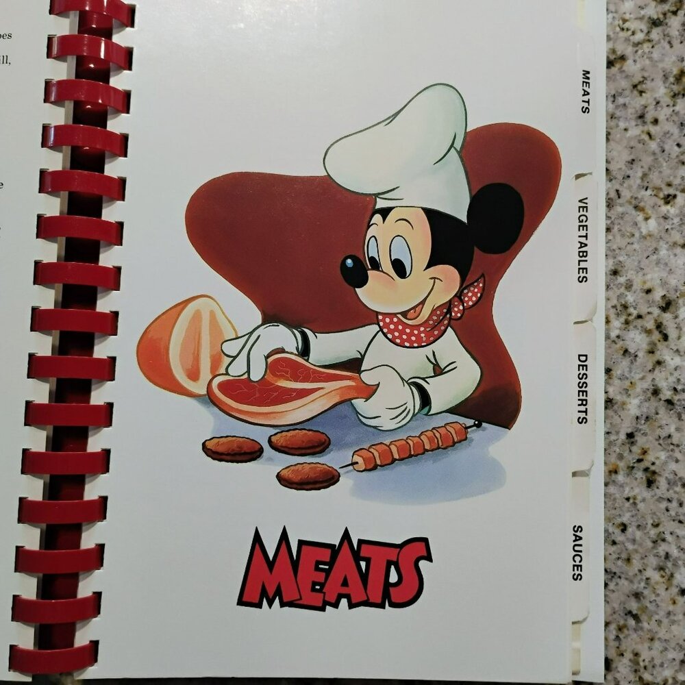 Disney Vintage Cooking With Mickey Around Our World Recipe Book, 1986 Cookbook - Picture 9 of 13